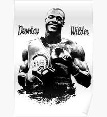 deontay wilder Poster