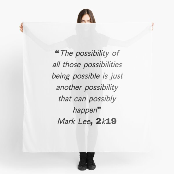 Mark Lee Possibility Quote - Lykke Li Possibility Quotes. QuotesGram