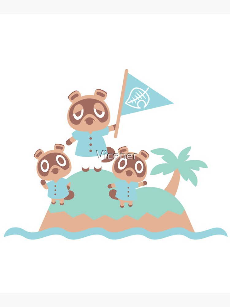 Tanuki Crossing Animals Island by Vicener