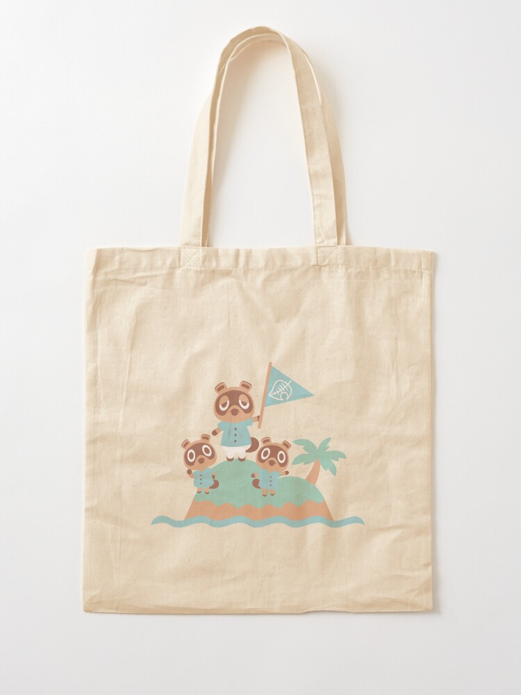 Alternate view of Tanuki Crossing Animals Island Tote Bag