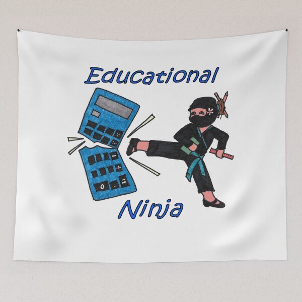 Item preview, Calculating Educational Ninja designed and sold by kudzookeeper.