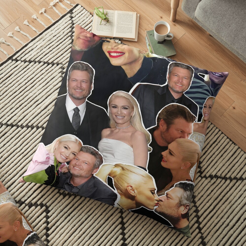 Blake Sheldon Gwen Stefani Couple Love Voice Floor Pillow