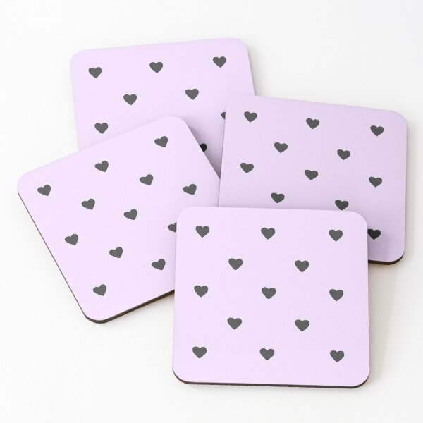 Item preview, Purple Pastel Hearts designed and sold by passionatelyem.