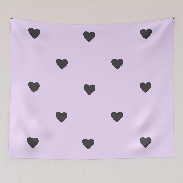 Item preview, Purple Pastel Hearts designed and sold by passionatelyem.