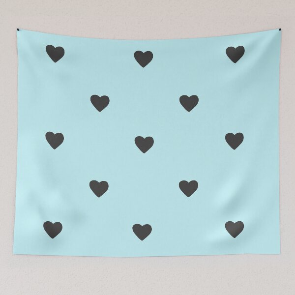 Item preview, Blue Pastel Hearts designed and sold by passionatelyem.