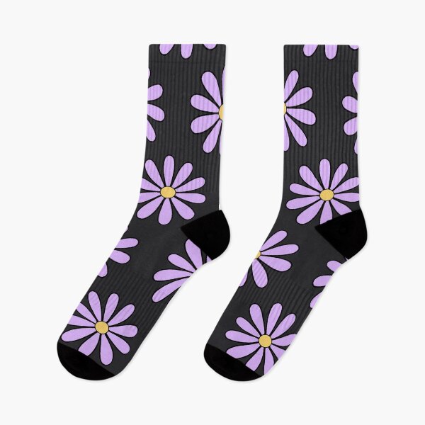 Item preview, Purple Daisies with Black designed and sold by passionatelyem.