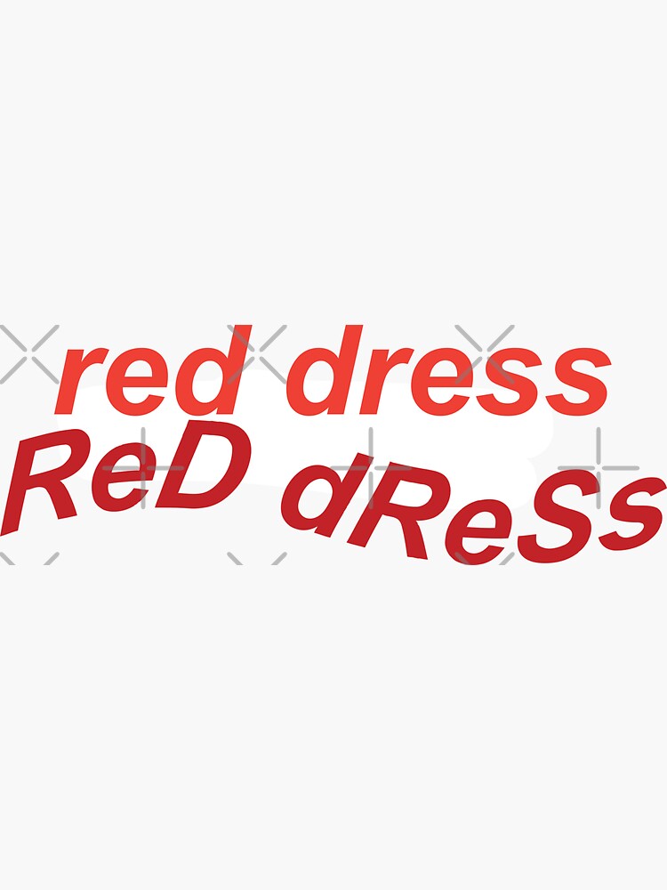 "Jonas Brothers Red Dress " Sticker for Sale by e-ferguson | Redbubble