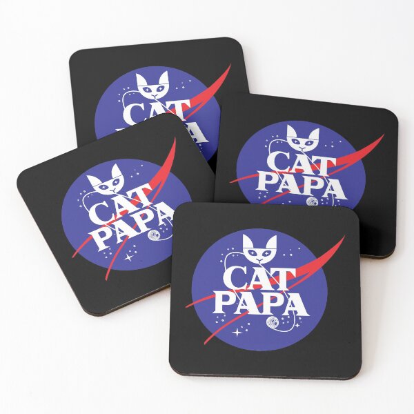 Item preview, Cat Papa NASA Logo designed and sold by Epitome Girl.