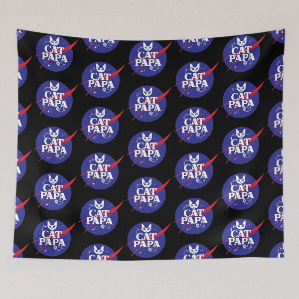 Item preview, Cat Papa NASA Logo designed and sold by Epitome Girl.