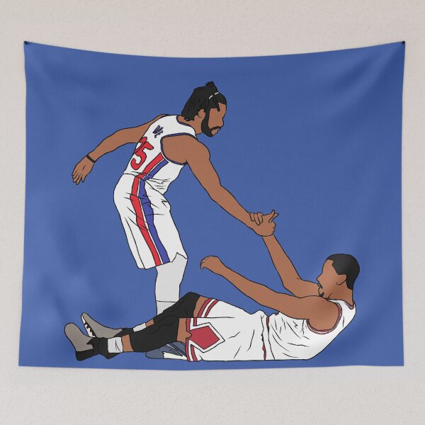 Item preview, Derrick Rose Helps Himself Up designed and sold by RatTrapTees.