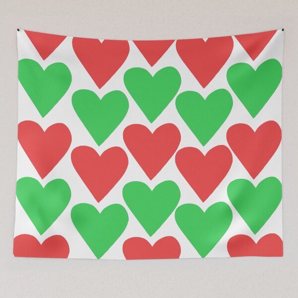 Item preview, Christmas Love Hearts designed and sold by passionatelyem.