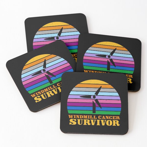 Item preview, Windmill Cancer Survivor Awareness Trump Quote designed and sold by MagicBoutique.