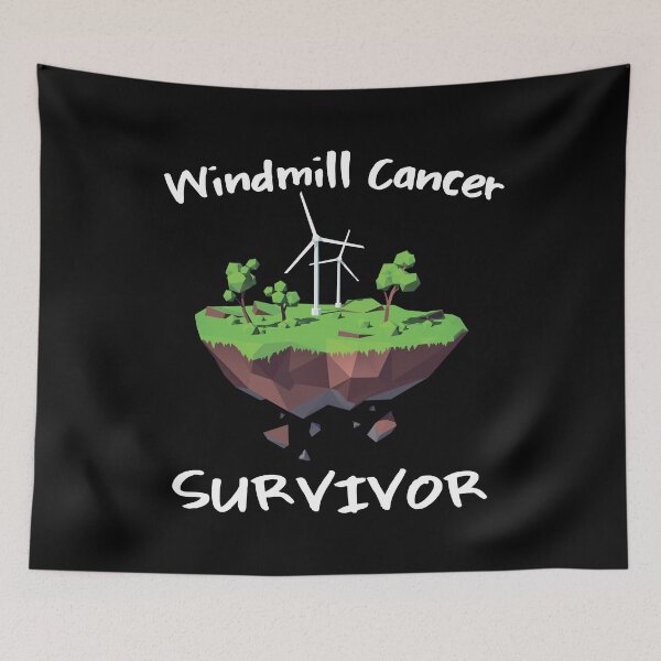 Item preview, Windmill Cancer Survivor Awareness Trump Quote designed and sold by MagicBoutique.