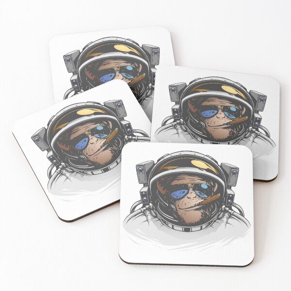 Item preview, Chimps in Space for Lovers of Science-Fiction and Cosmos designed and sold by extrisiceye.