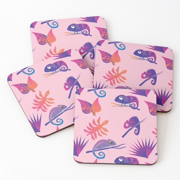 Item preview, Pink Chameleons designed and sold by Liz Stahl.