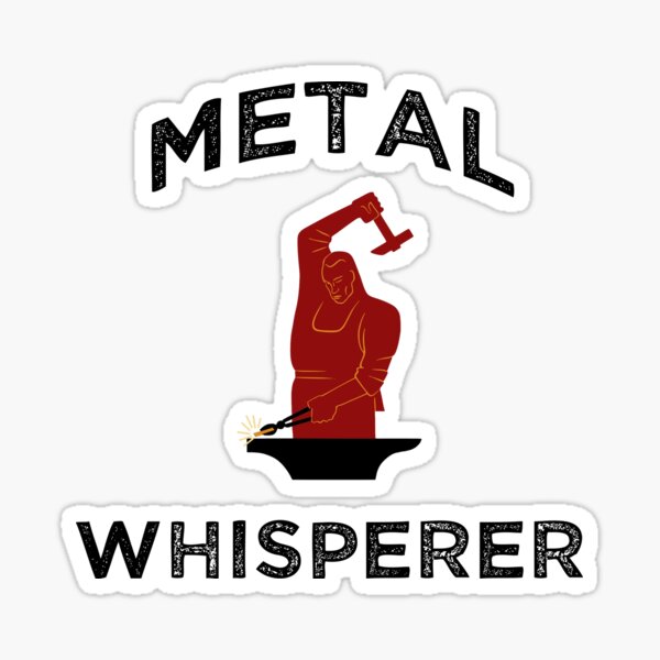 Item preview, Metal Whisperer. Funny Blacksmithing Metalworking designed and sold by Cat Lady Designs.