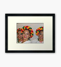 Happy and successful - young dancers Framed Print