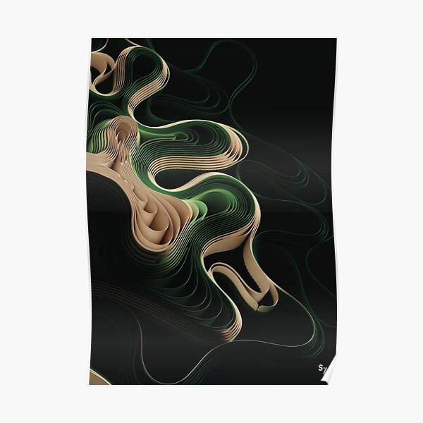 curves #4 Poster