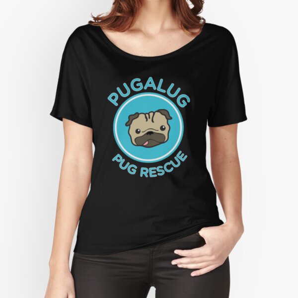 Classic Pugalug Logo Merch! Relaxed Fit T-Shirt