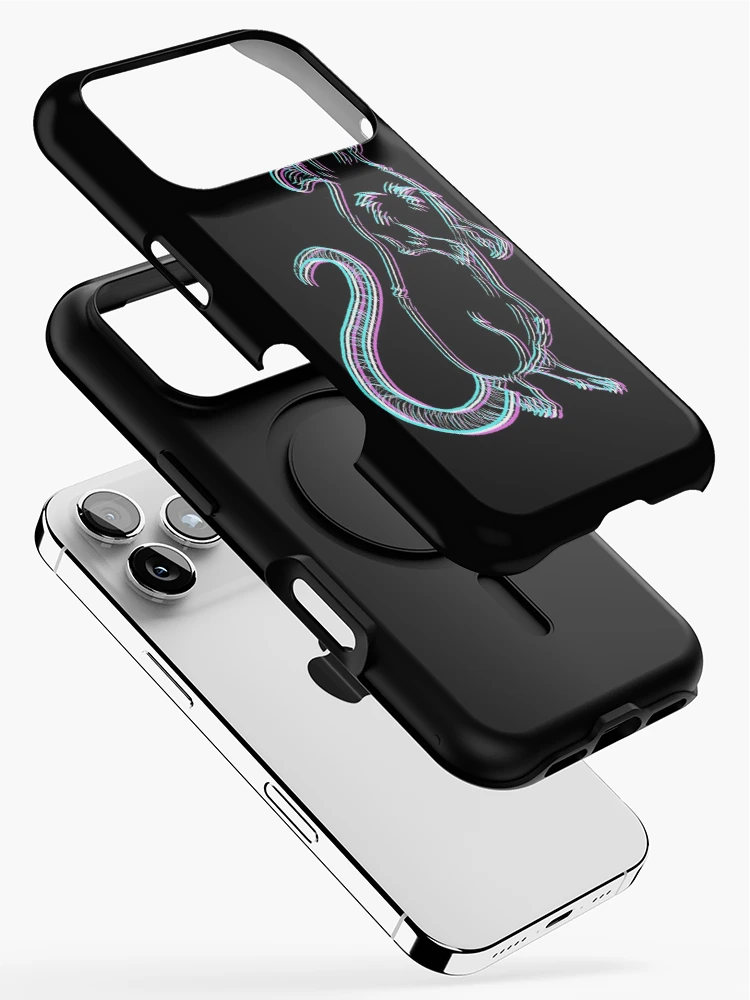 Thumbnail 2 of 4, iPhone Case, 3D effect rat designed and sold by Rossalade.