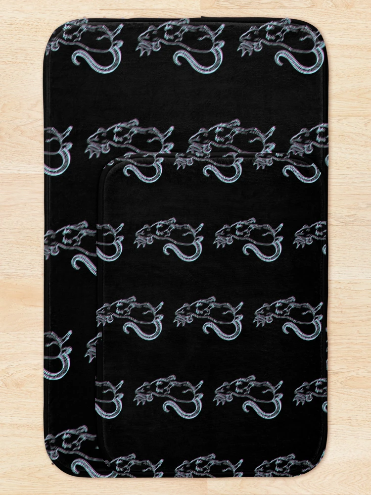 Thumbnail 5 of 6, Bath Mat, 3D effect rat designed and sold by Rossalade.