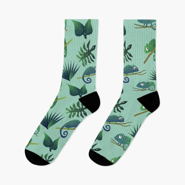 Item preview, Green Chameleons designed and sold by Liz Stahl.