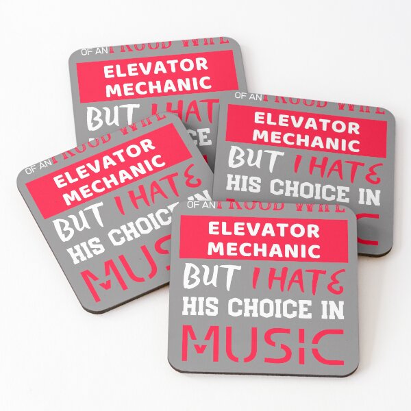 Item preview, I am the proud wife of an Elevator Mechanic but I hate his choice in music designed and sold by HappySchnapper.