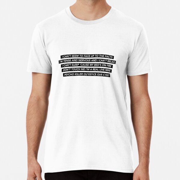 Stop Making Sense T Shirts Redbubble