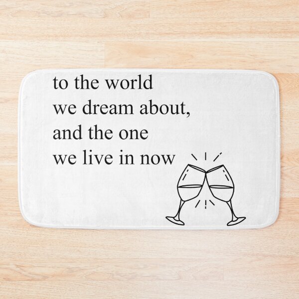 Item preview, Hadestown Toast Lyrics designed and sold by broadwaycantdie.