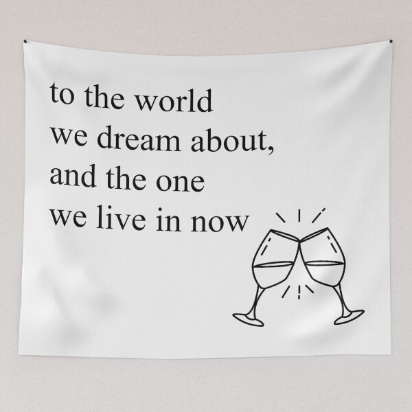 Item preview, Hadestown Toast Lyrics designed and sold by broadwaycantdie.