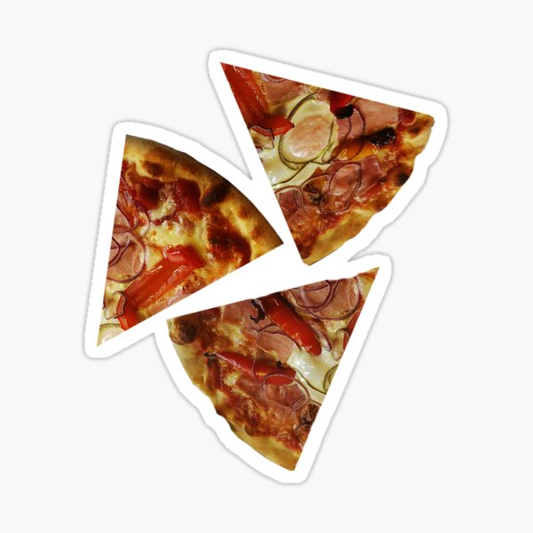 Slice Of Pizza Stickers Redbubble - roblox pizza greek