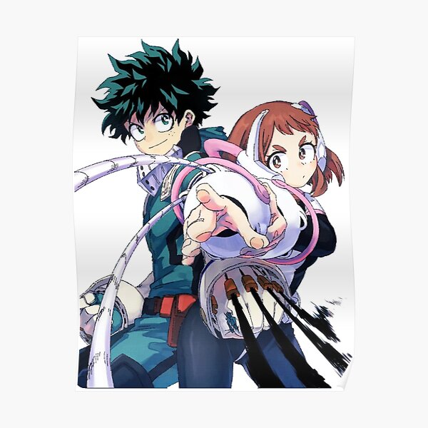 Deku and Ochako Poster