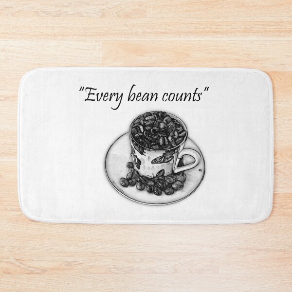 Item preview, "Every bean counts" designed and sold by XpressoYourself.