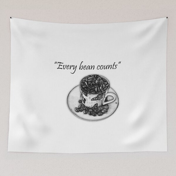 Item preview, "Every bean counts" designed and sold by XpressoYourself.