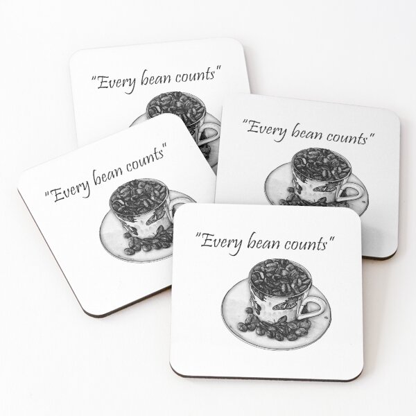 Item preview, "Every bean counts" designed and sold by XpressoYourself.