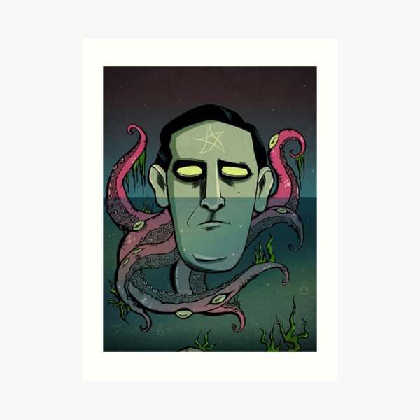 Floating Lovecraft Art Print