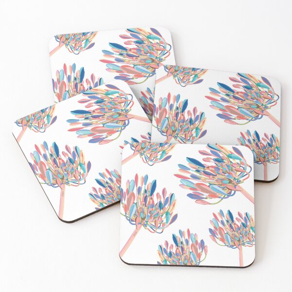 Item preview, Agapanthus PP/Warm Blush/White designed and sold by LouieGraphic.