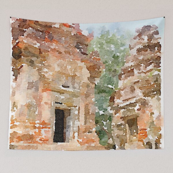 Item preview, Cambodian Temple near Siem Reap designed and sold by JillyBeanDesign.