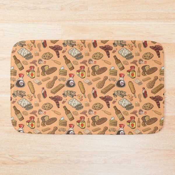 Item preview, Gluten Foods (Pastel Peach) designed and sold by morvenmoeller.