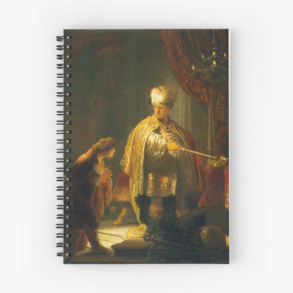 Item preview, Daniel and Cyrus before the Idol Bel by Rembrandt (1633) designed and sold by allhistory.