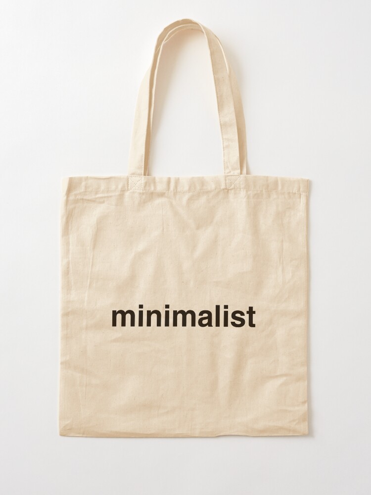 minimalist tote bag