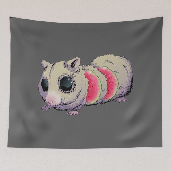Item preview, Watermelon Slice Hamster Gift for Hamster Owners and for Hamster Lovers designed and sold by DontTouchHutch.