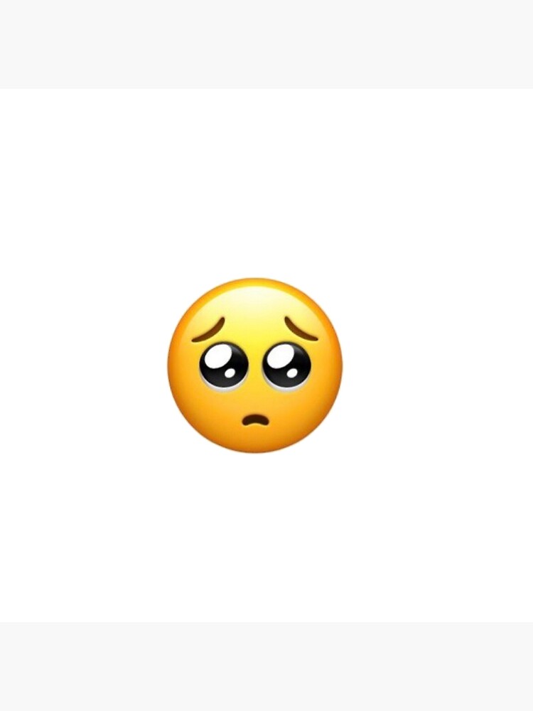 Cute, Sad Eyes Emoji Sticker\