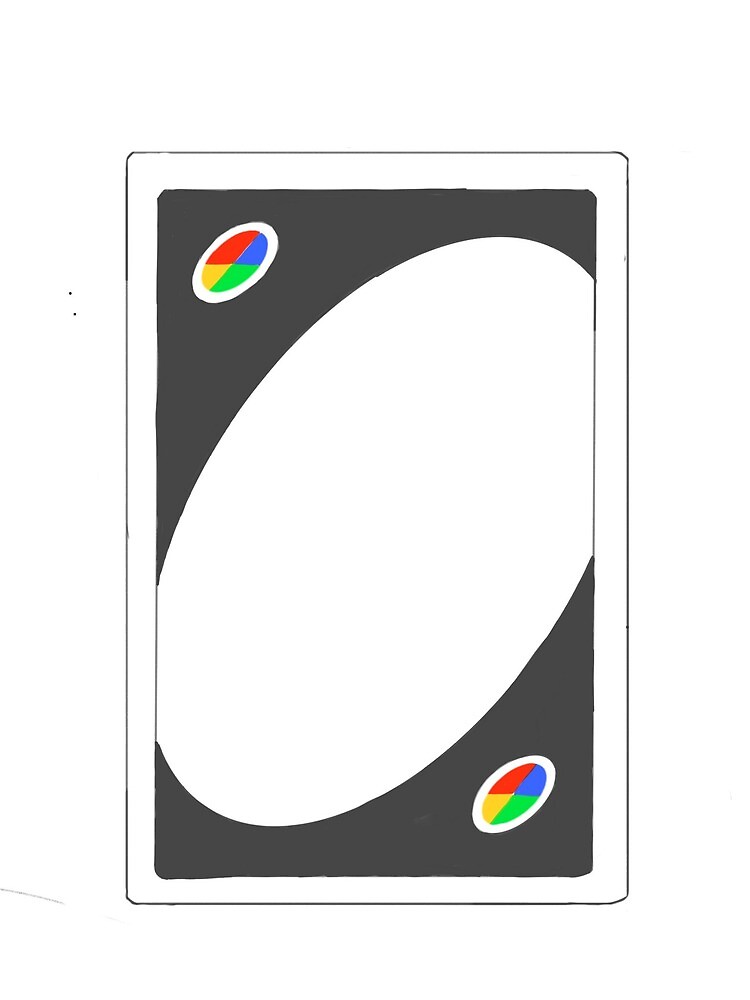 Blank Uno Card  Greeting Card for Sale by wtwstickersksk