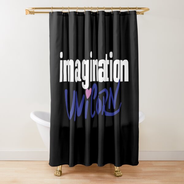 Imagination Unicorn Startup Shower Curtain