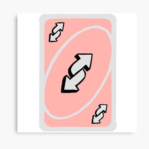 reverse uno cards in all colors Canvas Print for Sale by Ari Lask