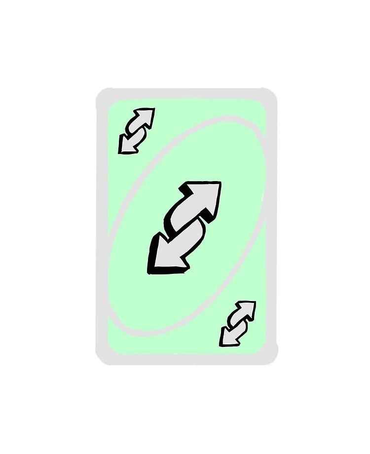 View Green Uno Reverse Card PNG