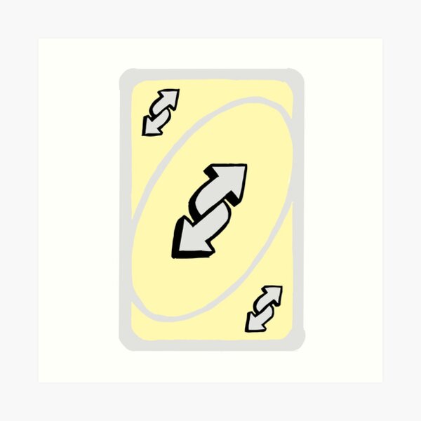 Download A Bright Yellow Reverse Uno Card Wallpaper