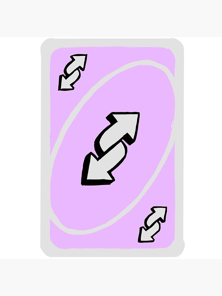 Uno Reverse Card Green And Purple Uno Reverse Card