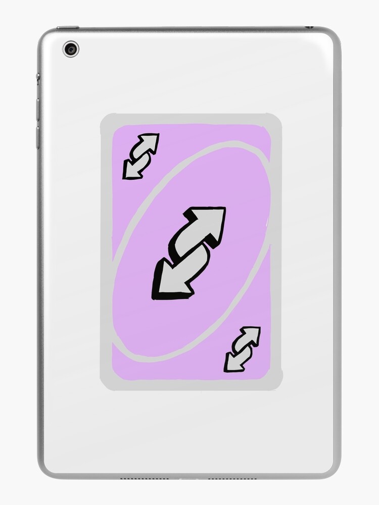 genderfluid pride uno reverse card | iPad Case & Skin